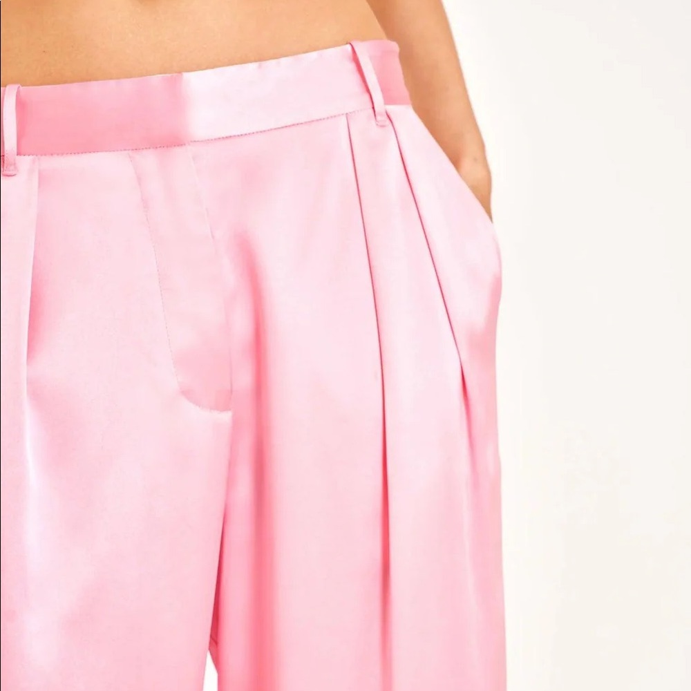 NWT LOVE SHACK FANCY EMBERLYNN PANT PINK - Picture 3 of 6